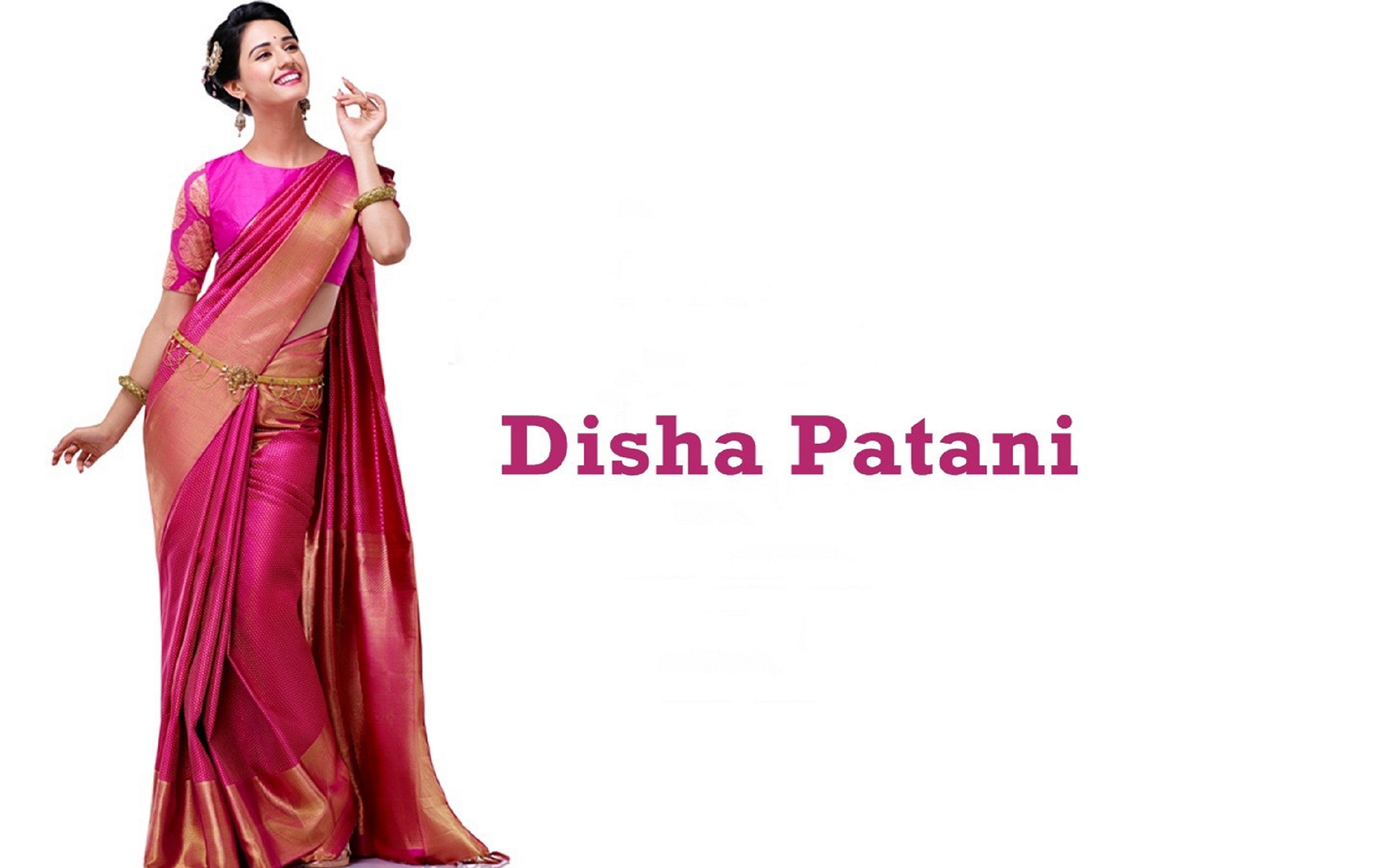 Disha Patani sexy saree stills