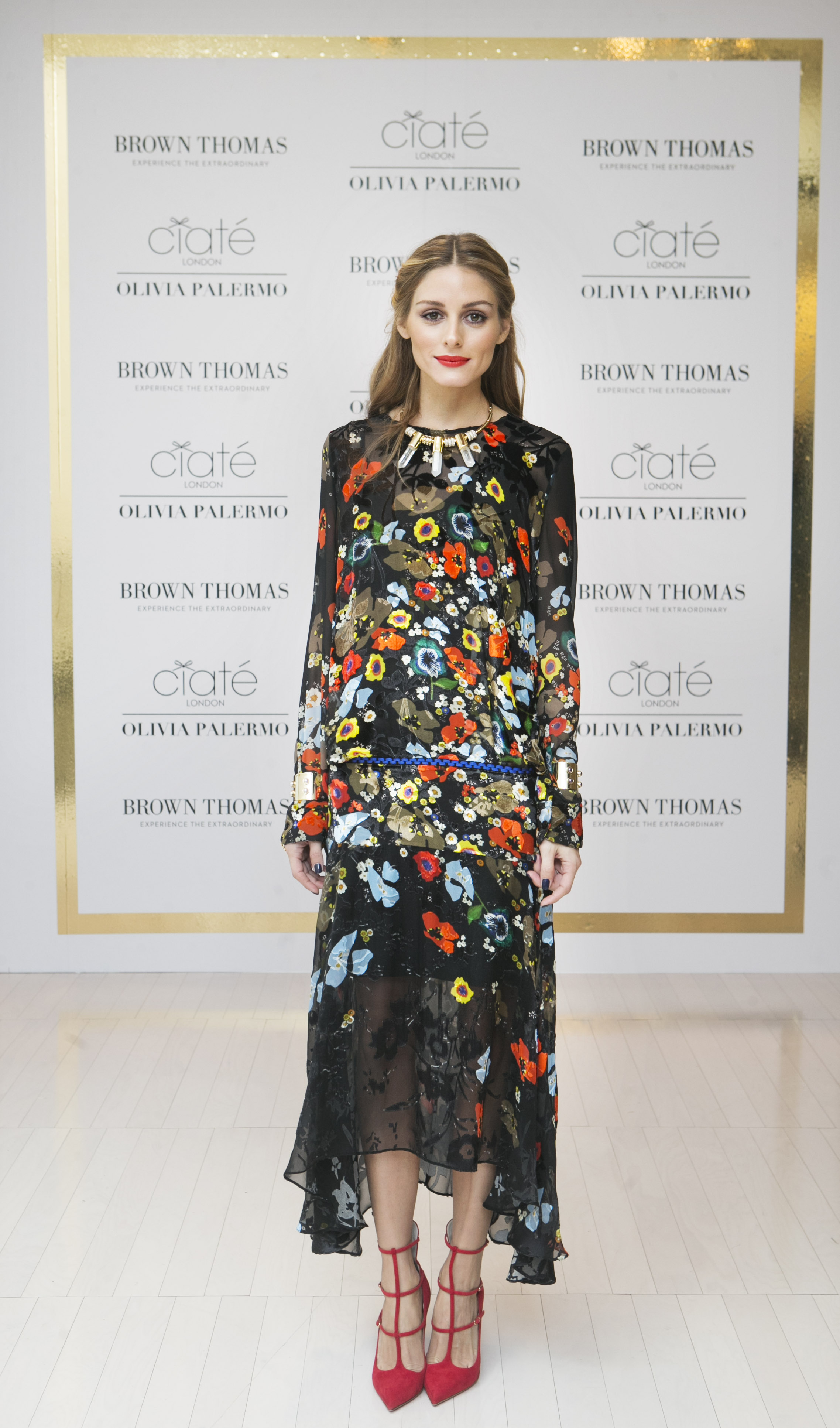 Olivia Palermo seen today launching her new range Ciaté London by Olivia Palermo at Brown Thomas on Dublin's Grafton Street. Olivia also took time to meet and greet fans. Ref: SPL1147846 091015 Picture by: Splash News Splash News and Pictures Los Angeles:310-821-2666 New York: 212-619-2666 London: 870-934-2666 photodesk@splashnews.com 