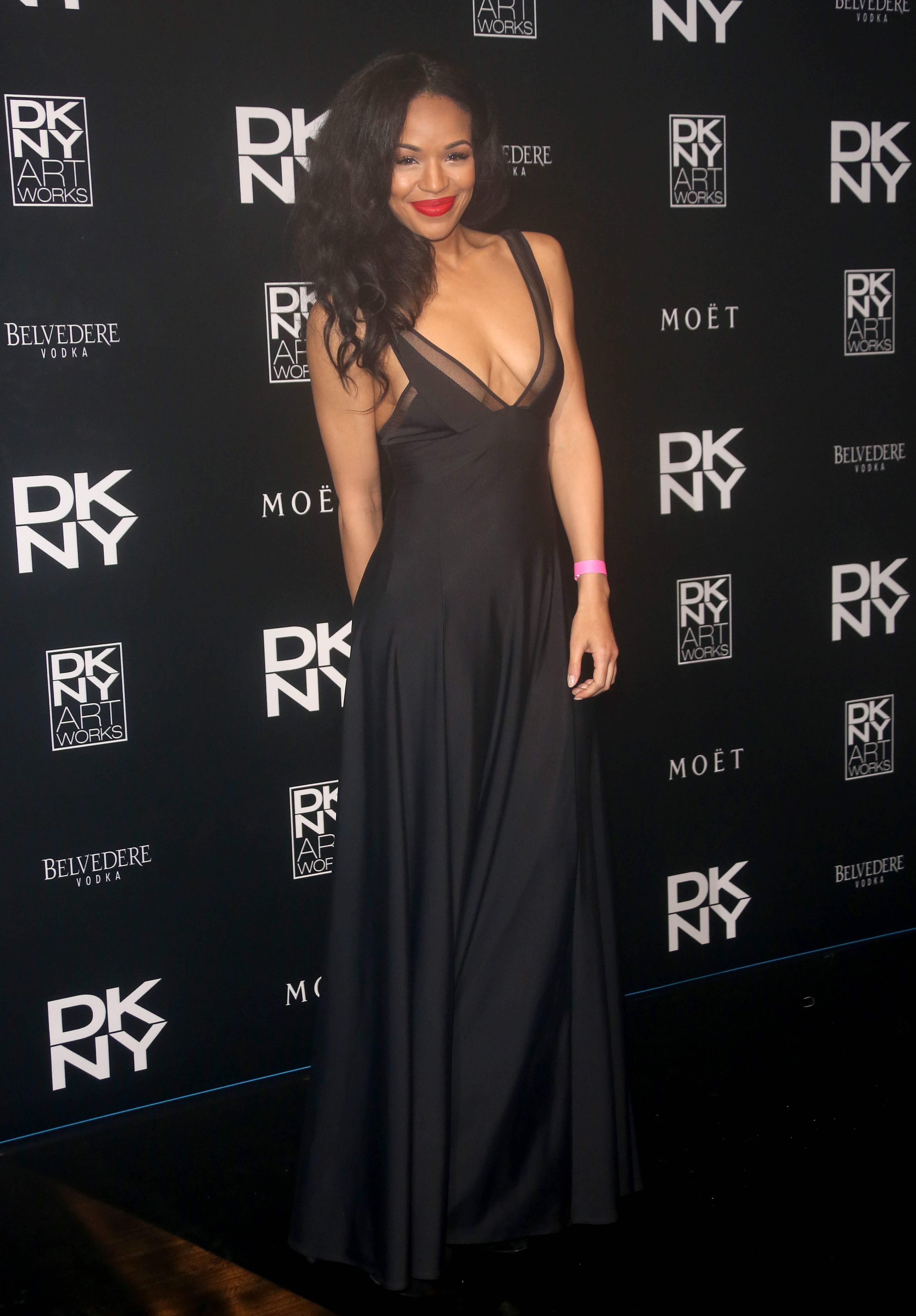 #DKNYartworks launch held at the fire station Featuring: Sarah-Jane Crawford Where: London, United Kingdom When: 12 Jun 2013 Credit: Lia Toby/WENN.com